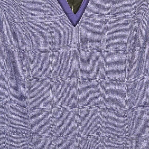 Banana Republic Purple Tie Back Sheath Dress. Size 14 - Picture 4 of 10